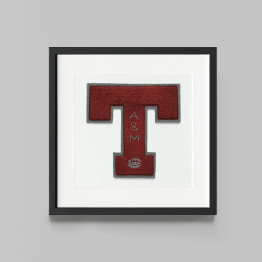 College Station Letterman Print