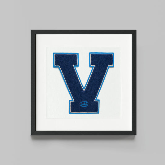 Villanova PA Letterman Print